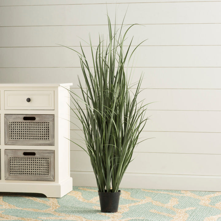 Artificial Green Potted Ryegrass Sand & Stable™ Size: 48" H x 24" W x 24" D