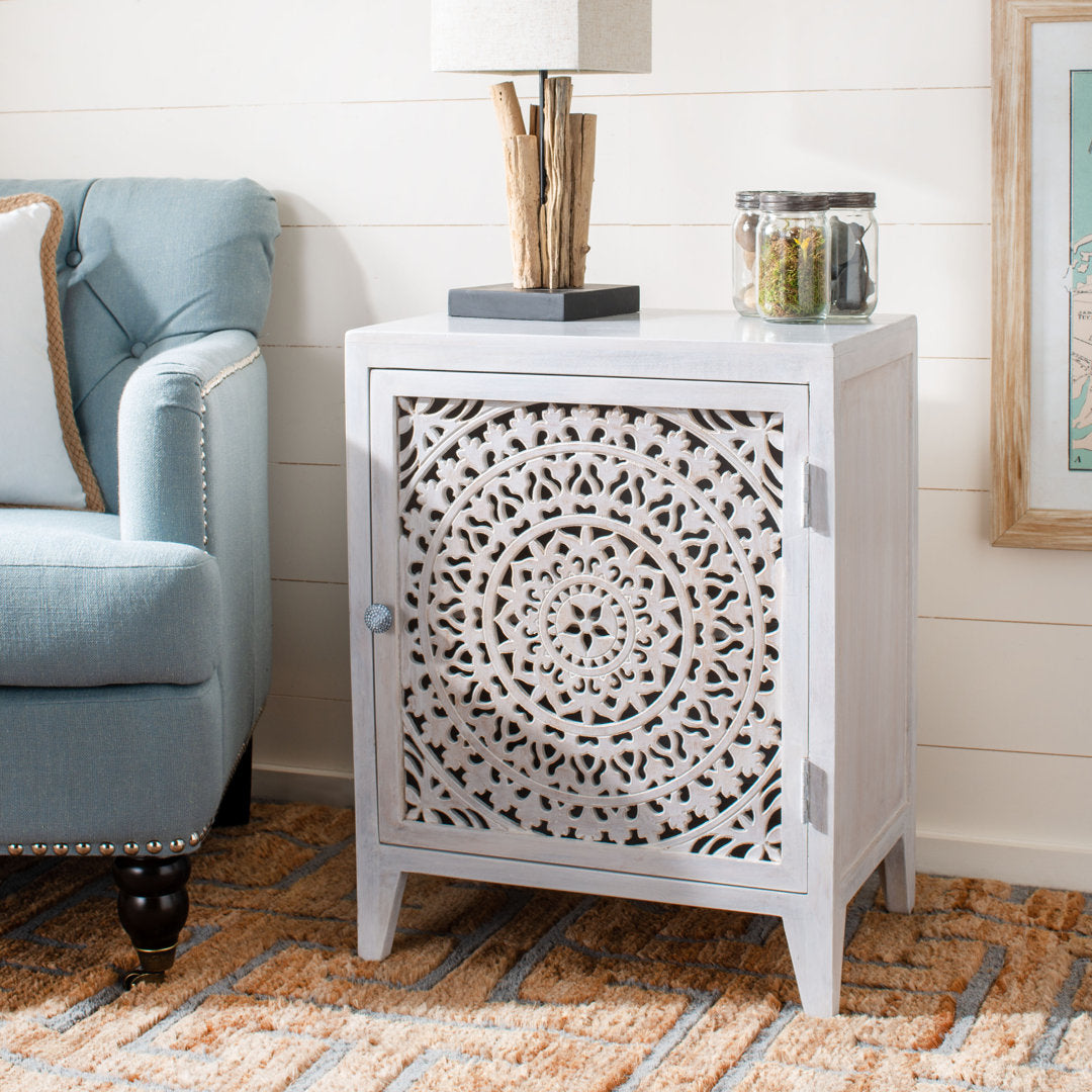 Etherson Nightstand Bungalow Rose Color: White Wash