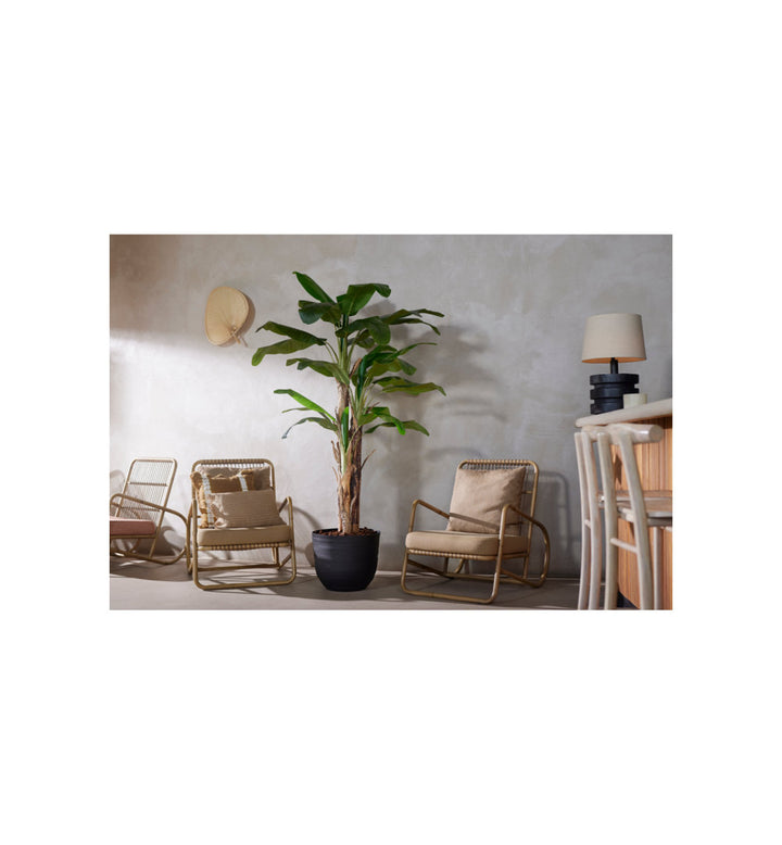 Arbre banane artificiel 89 po avec doublure en pot 89 po Primrue