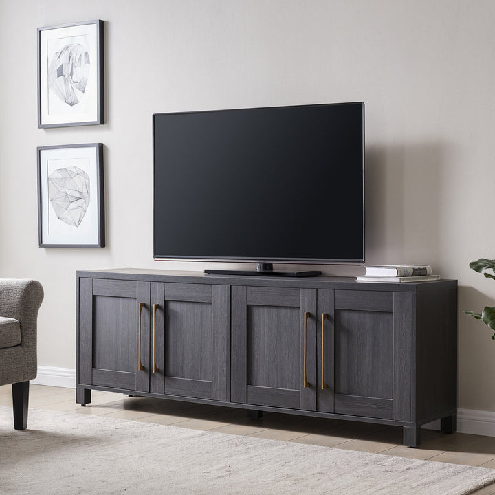 Chabot TV Stand for TVs up to 78" Latitude Run® Color: Charcoal Gray