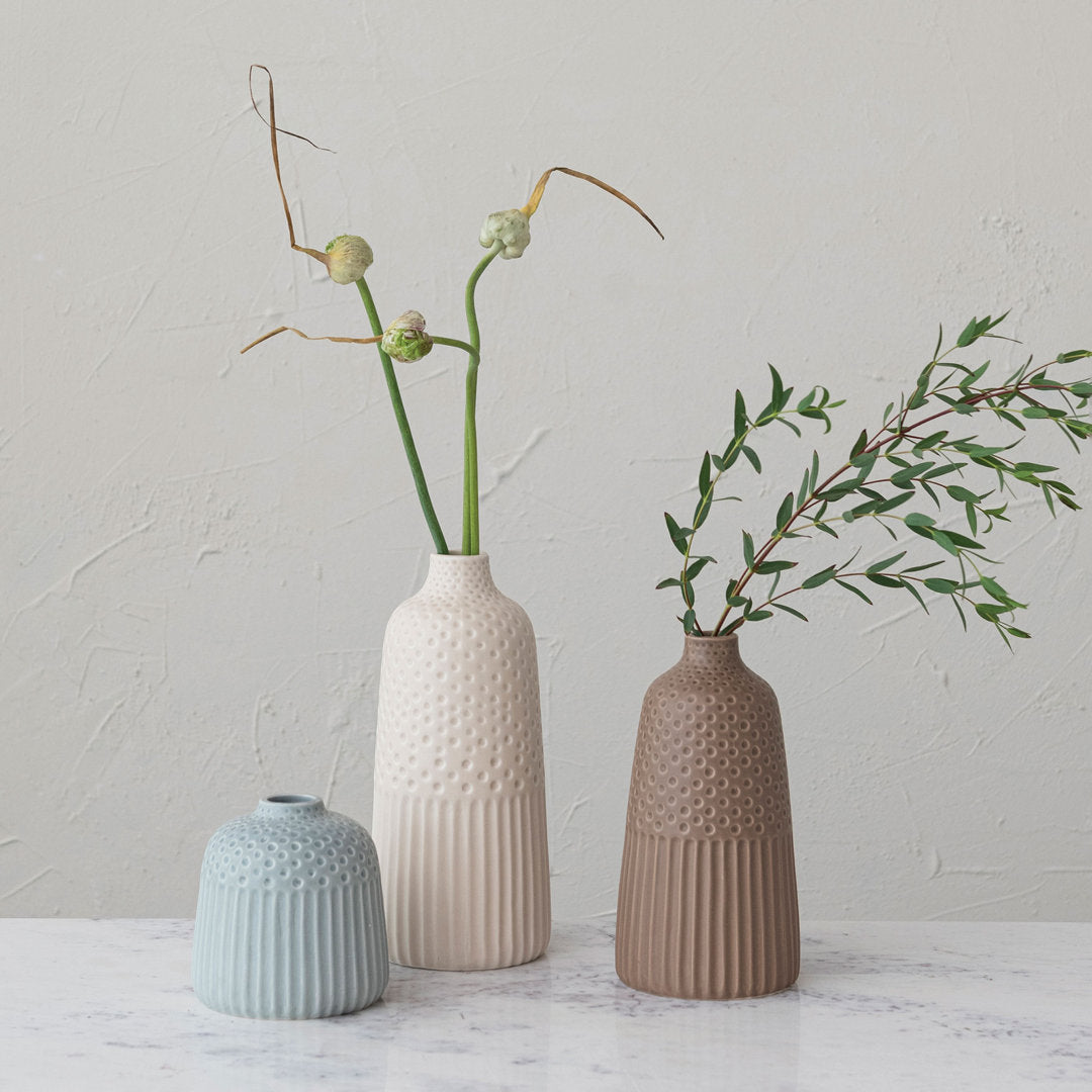 Mamady Various Stoneware Vases with Matte Glaze Bungalow Rose