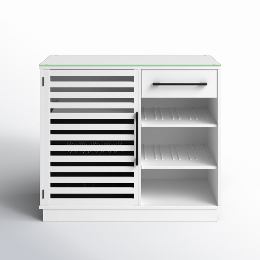 Williford Refrigerated Cooler Bar Cabinet Wade Logan® Color: White