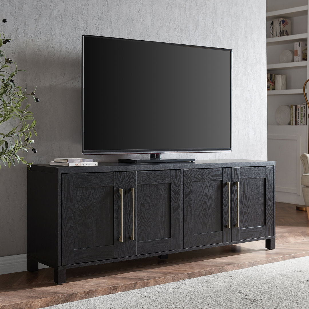 Chabot TV Stand for TVs up to 78" Latitude Run® Color: Black Grain