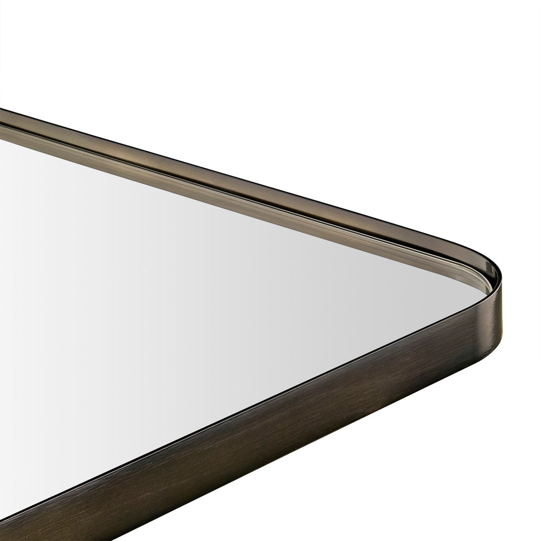 Kengston Modern & Contemporary Rectangular Bathroom Vanity Mirrors 17 Stories Size: 36" x 24" Finish: Oil Rubbed Bronze
