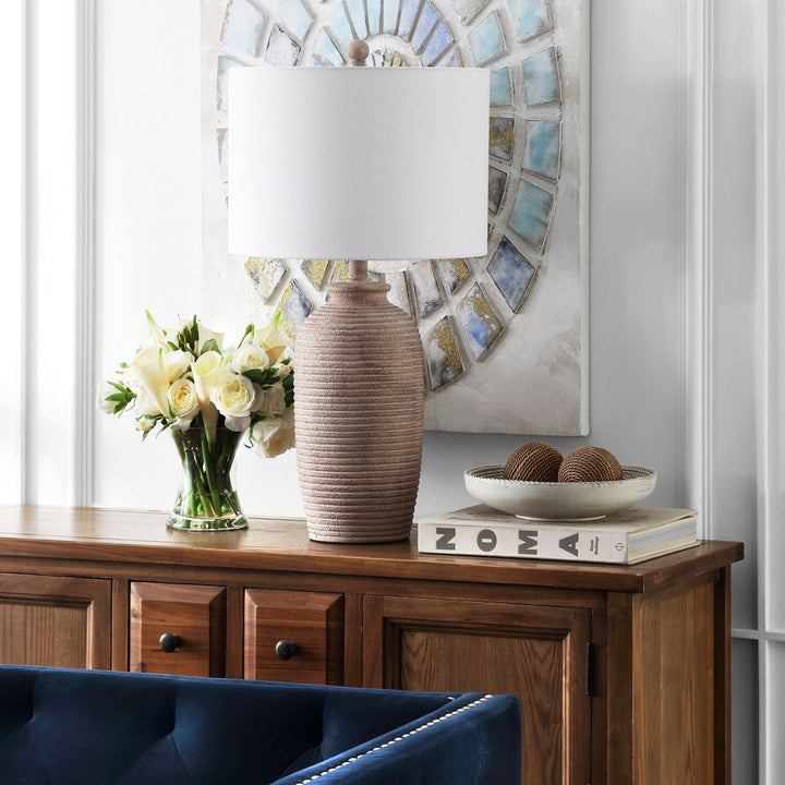 Brady 28" Sandy Pearl Table Lamp Joss & Main