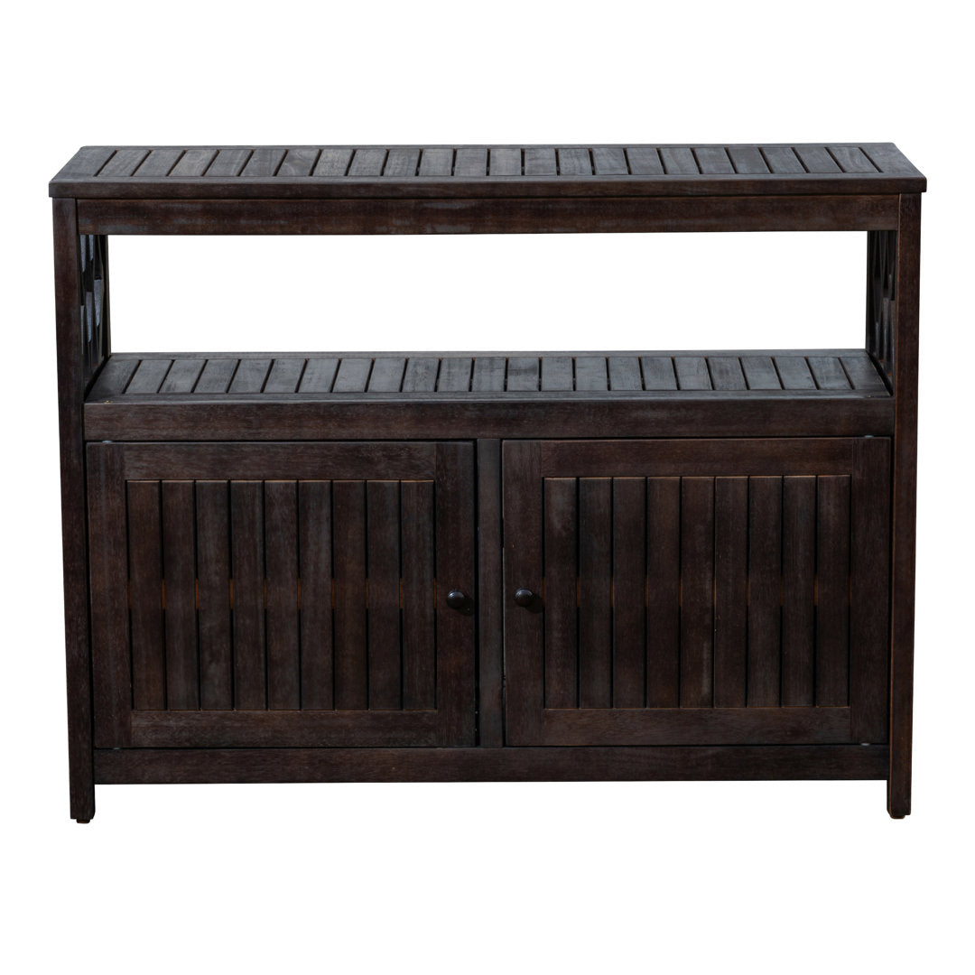 Buecker Wooden Buffet and Console Table Highland Dunes Color: Espresso