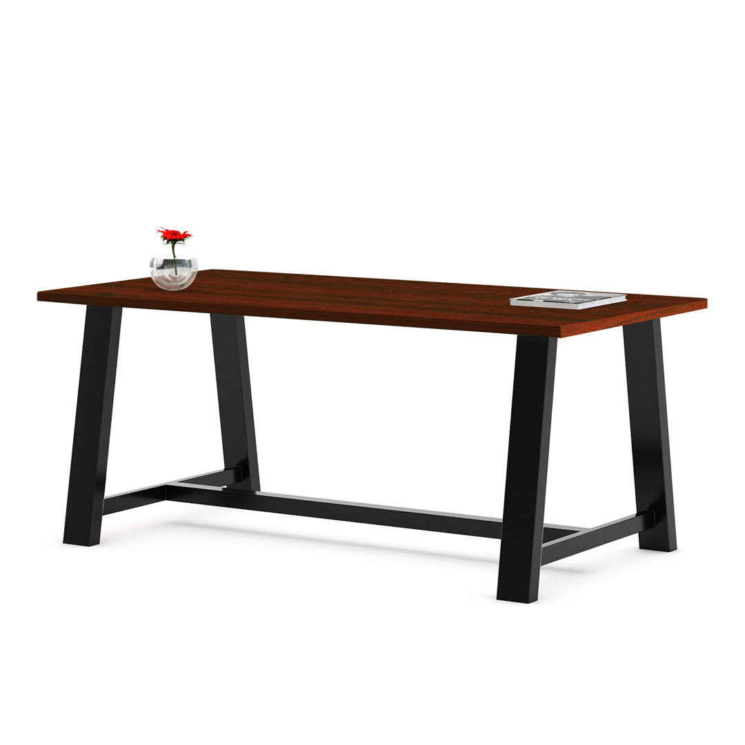 Midtown Solid Wood Breakroom Table KFI Studios Size: 36" H x 96" L x 36" W Top Finish: Walnut