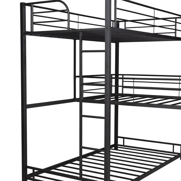 Triple L-shaped Metal Triple Twin Size Bunk Bed Isabelle & Max™