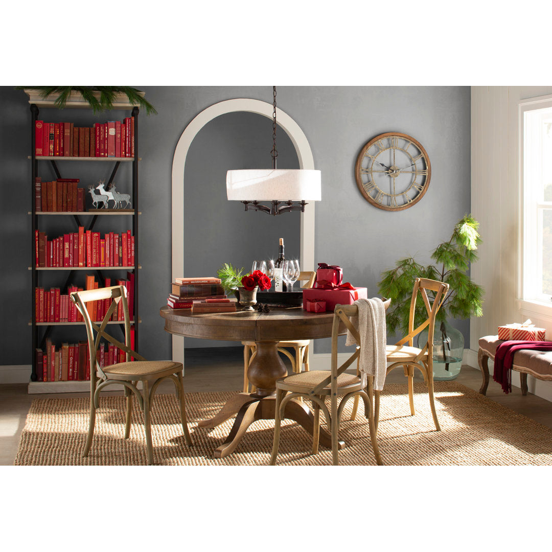 Kyler 84.25" H x 33" W Etagere Bookcase Greyleigh™ Color: Gray
