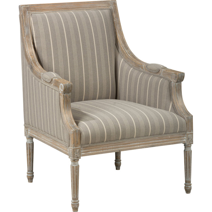 Rowena 29" Wide Armchair Birch Lane™ Fabric: Taupe Striped