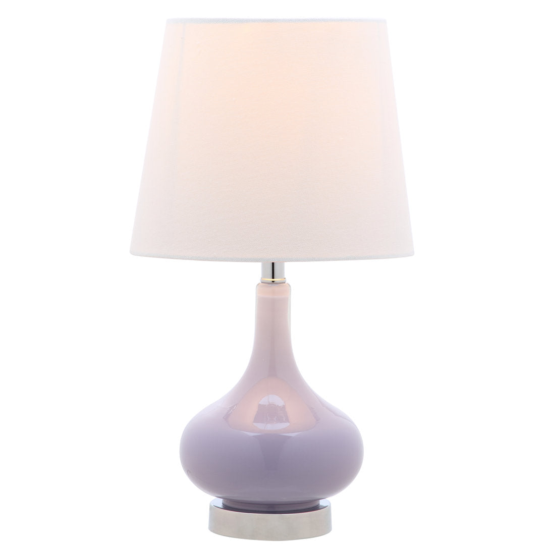 Mikac 17.5" Table Lamp Charlton Home® Base Color: Purple