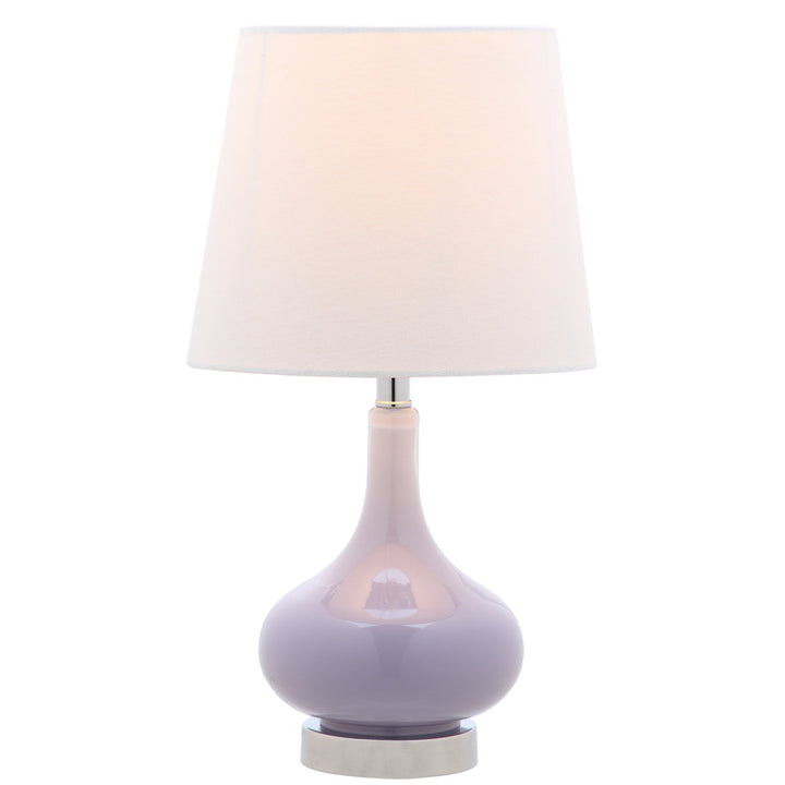 Mikac 17.5" Table Lamp Charlton Home® Base Color: Purple