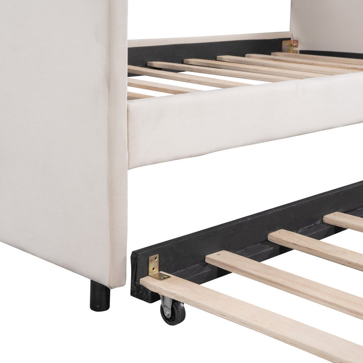 Emeryville Daybed Everly Quinn Color: Beige