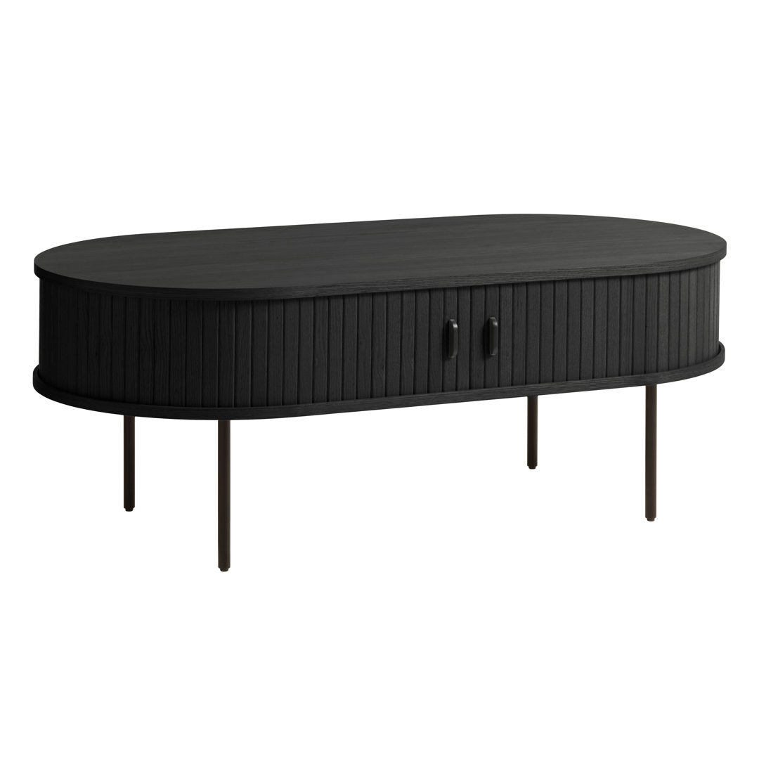 Iris Coffee Table AllModern Color: Black Oak