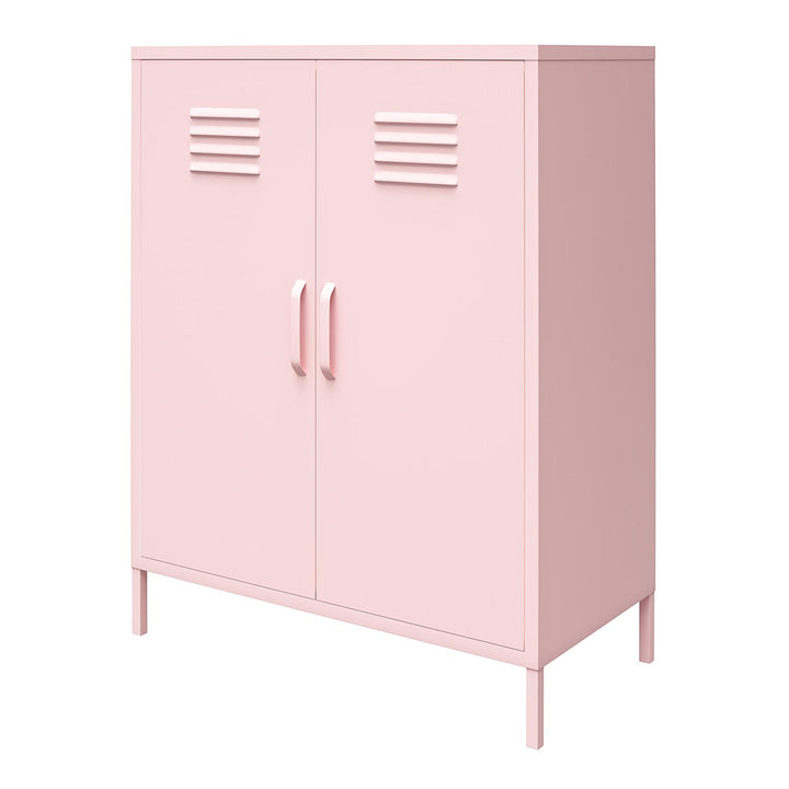 Cache 2 - Door Metal Accent Cabinet Novogratz Color: Pink