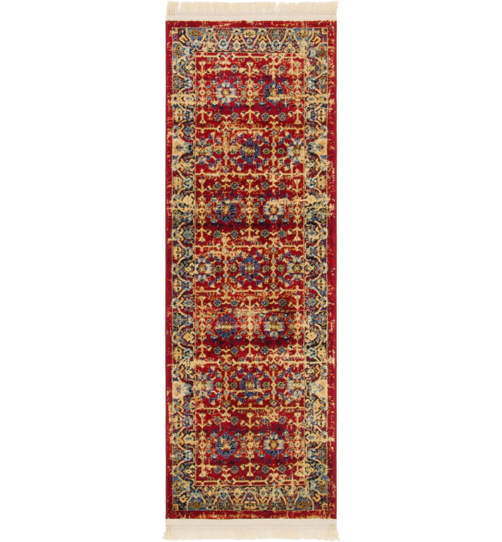 Angeliya Oriental Red Area Rug Lark Manor™ Rug Size: Runner 2'2" x 6'1"