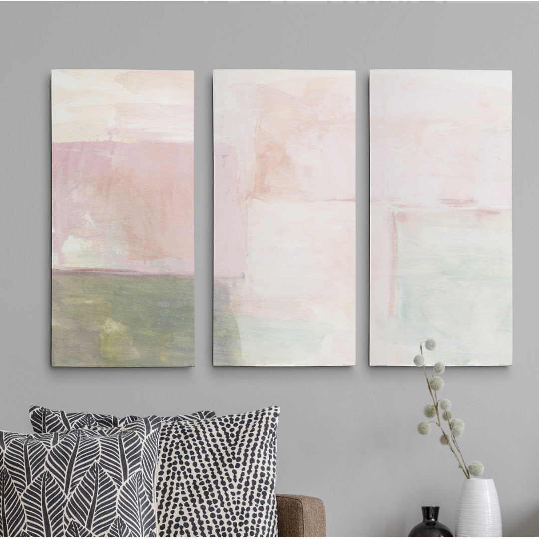 A Premium 'Morning Meditation II' Print Multi-Piece Image on Canvas Wrought Studio™ Size: 40" H x 60" W x 1.5" D