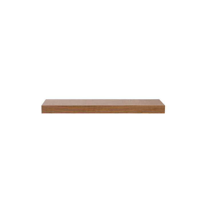 Sherice Floating Shelf AllModern Size: 1.97" H x 23.63" W x 10.24" D Finish: Walnut