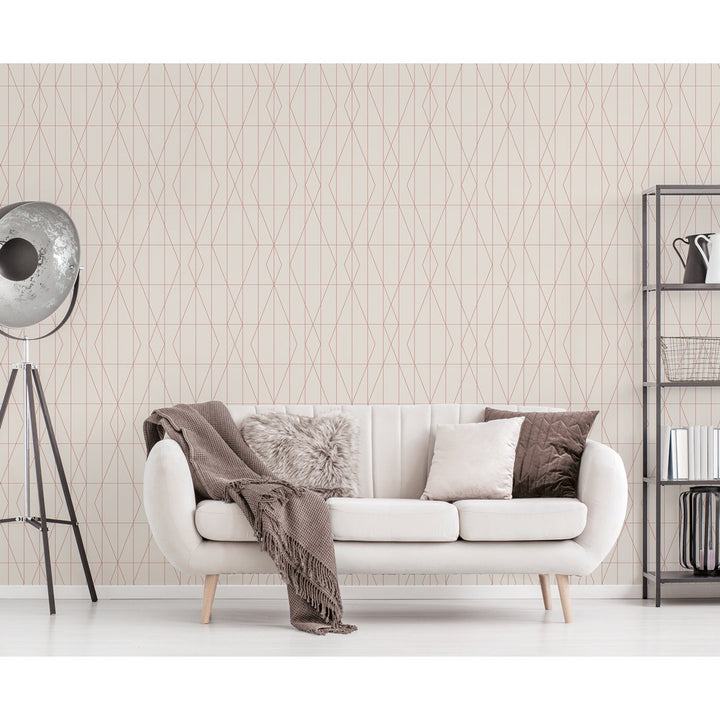 Bohan 33' L x 20.5' W Wallpaper Roll AllModern Color: Cream