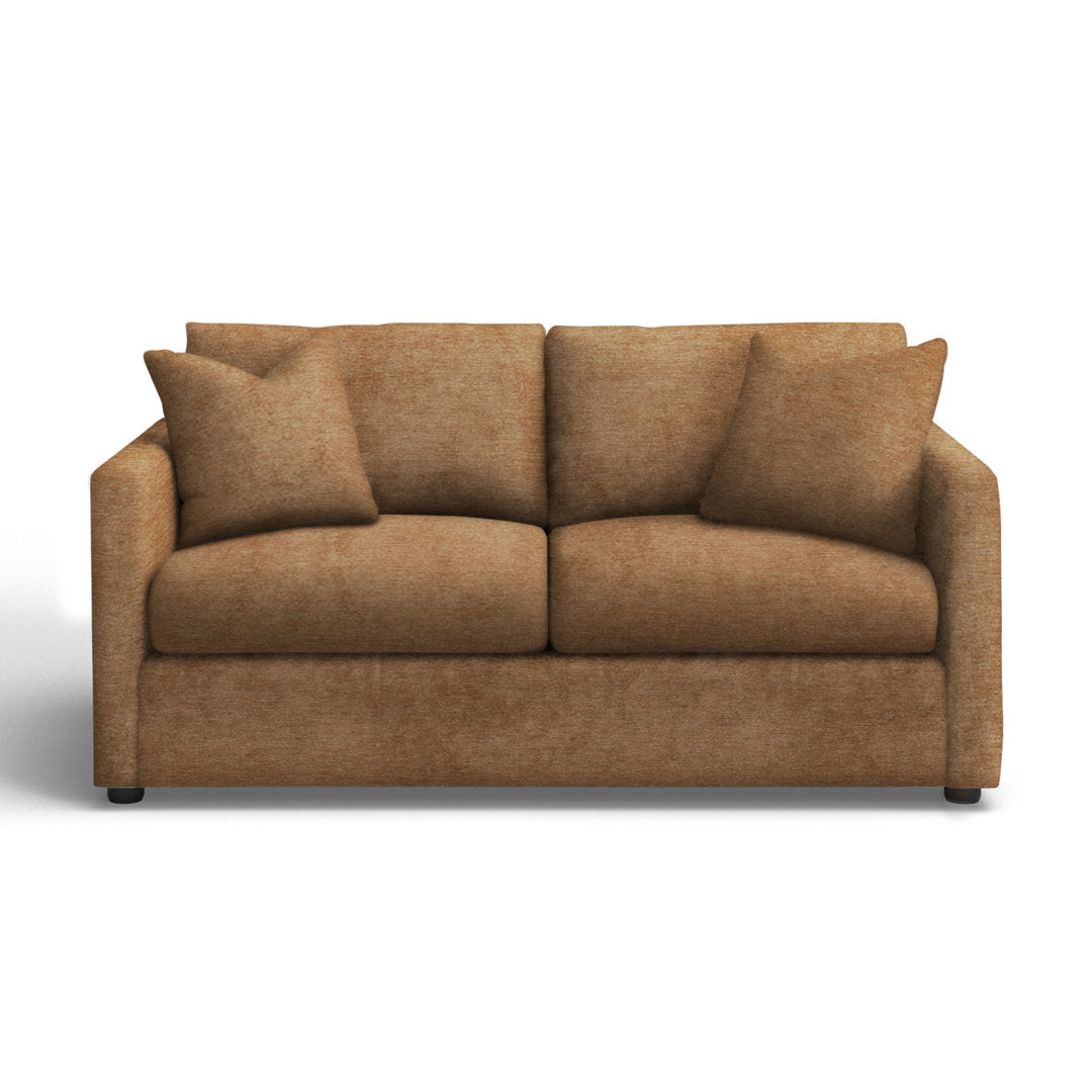 Godwin 67'' Upholstered Sleeper Sofa Joss & Main Fabric: Nave Bark Performance Distressed Velvet