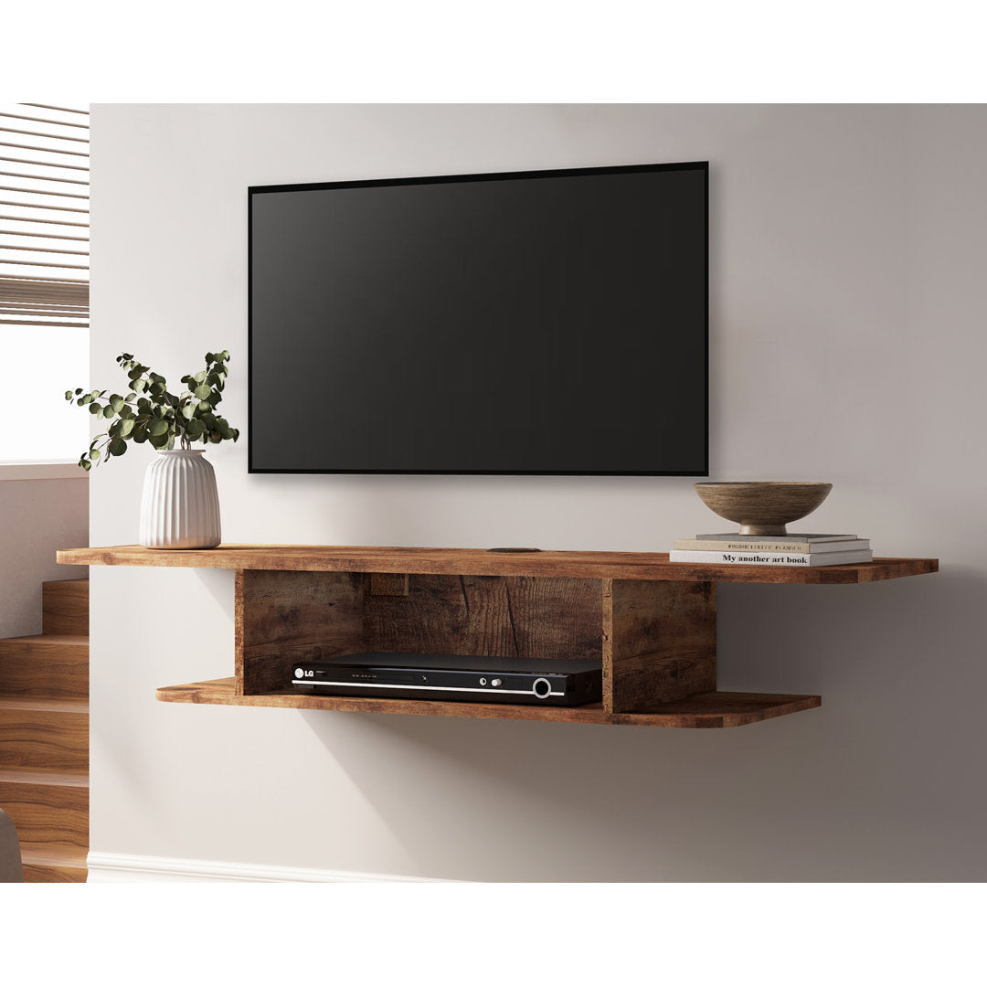 Rik Floating TV Stand for TVs up to 65" Ebern Designs Color: Walnut
