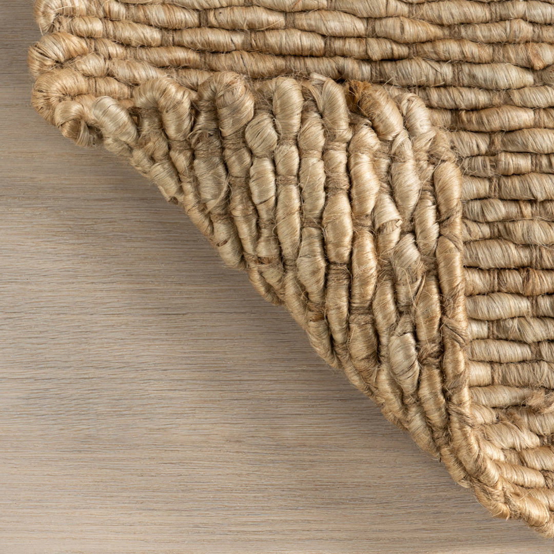 Annelynn Farmhouse Handmade Jute Natural Rug Birch Lane™ Rug Size: Square 6'