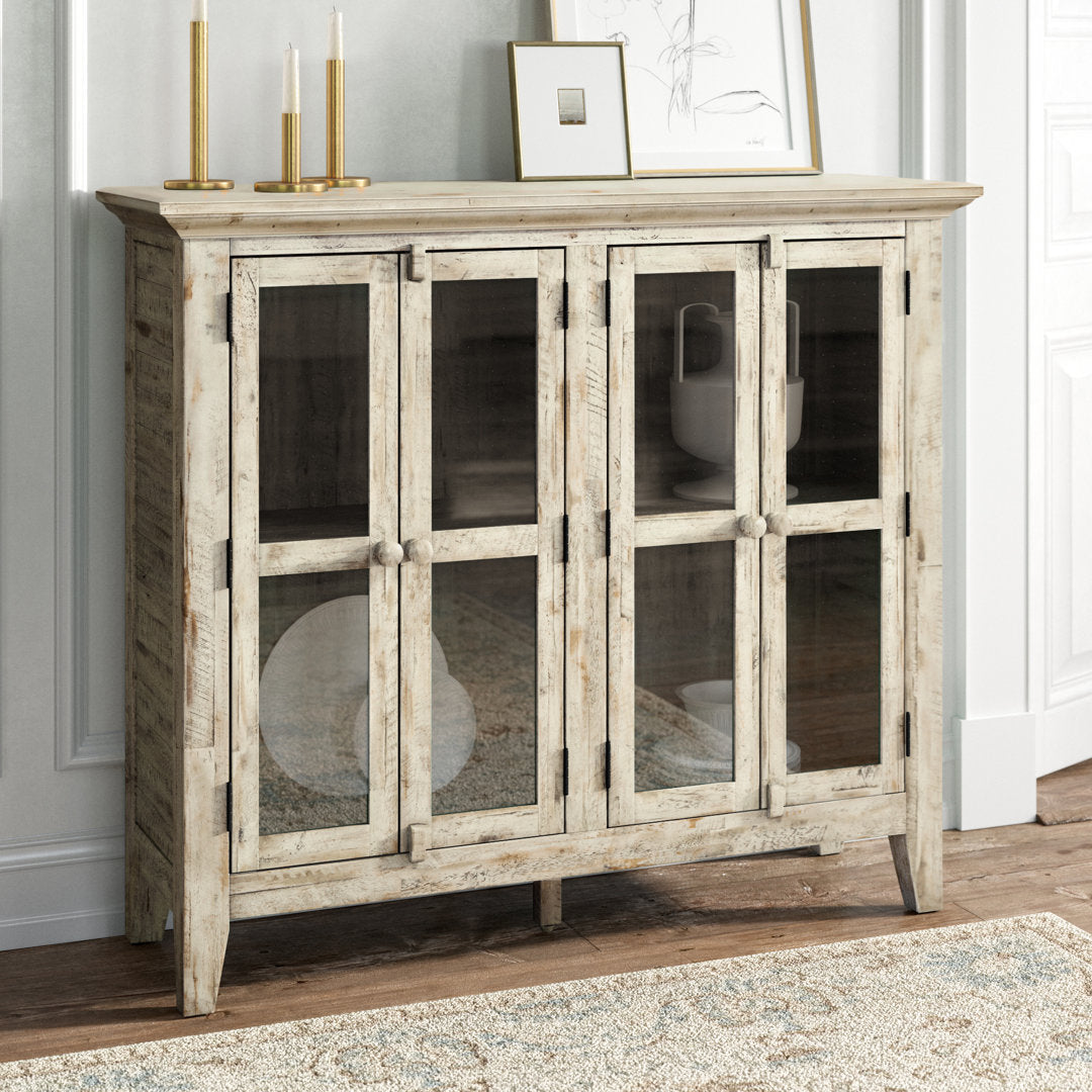 Eau Claire 4 - Door Accent Cabinet Kelly Clarkson Home Color: Scrimshaw