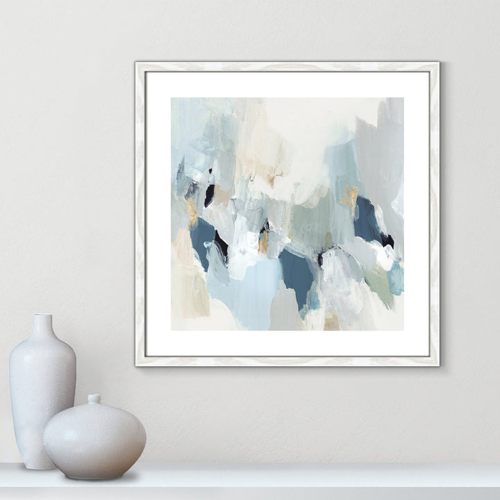Little Talks II by Isabelle Z - Picture Frame Print on Canvas Casa Fine Arts Size: 24.75" H x 24.75" W x 0.75" D Format: White Wood Framed Paper