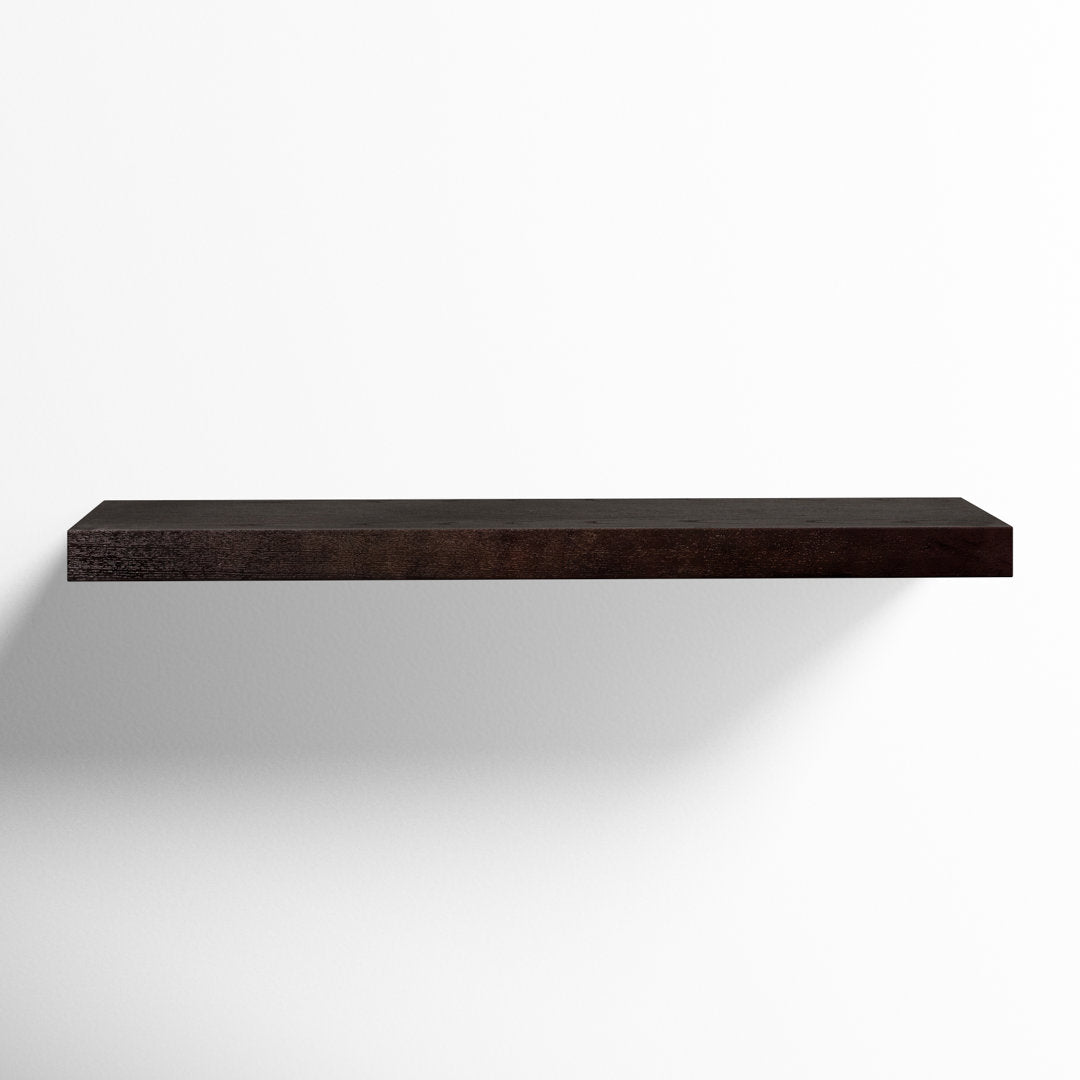 Sherice Floating Shelf AllModern Size: 1.97" H x 36.23" W x 10.24" D Finish: Wenge