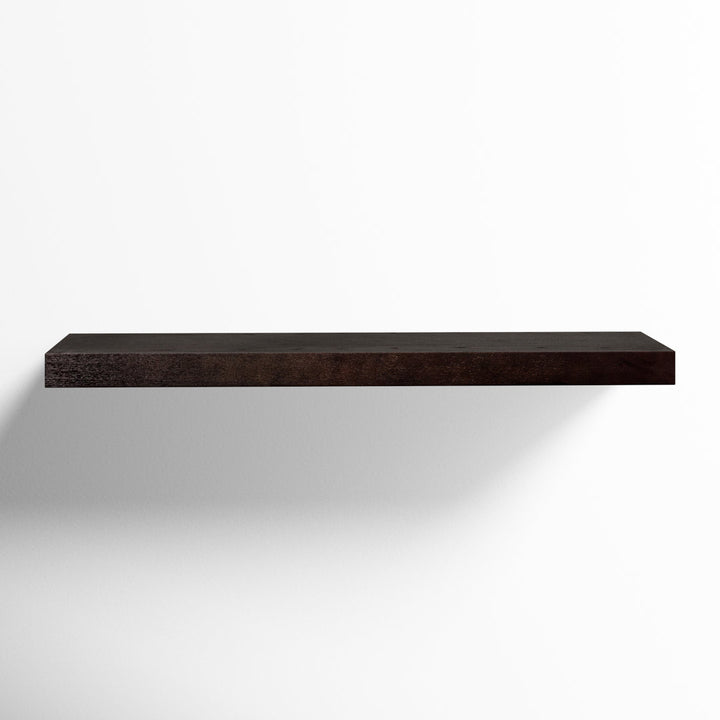 Sherice Floating Shelf AllModern Size: 1.97" H x 36.23" W x 10.24" D Finish: Wenge