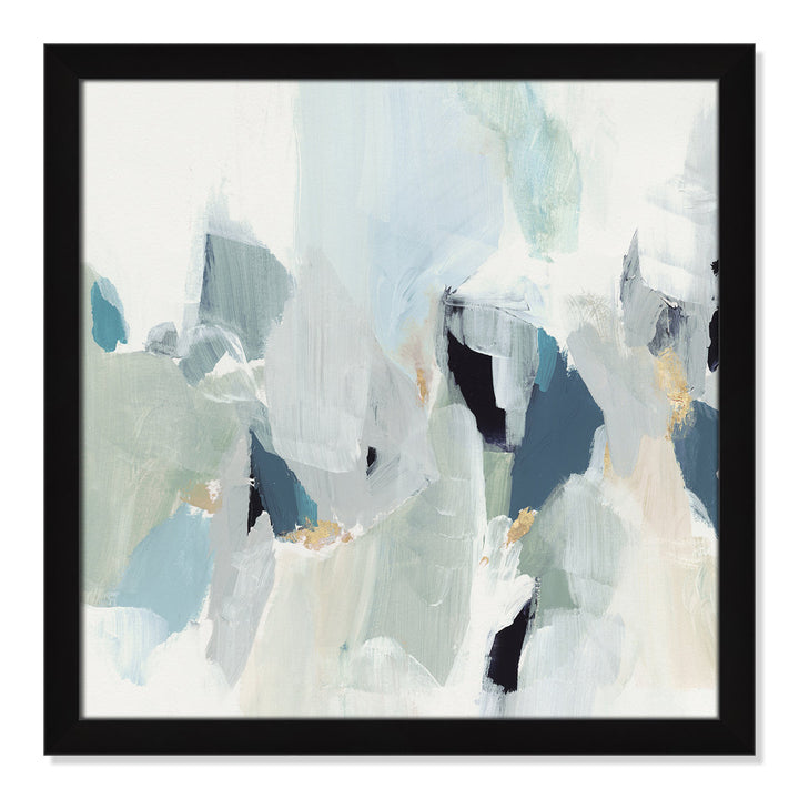 Little Talks II by Isabelle Z - Picture Frame Print on Canvas Casa Fine Arts Size: 24.5" H x 24.5" W x 0.75" D Format: Satin Black Picture Framed Paper
