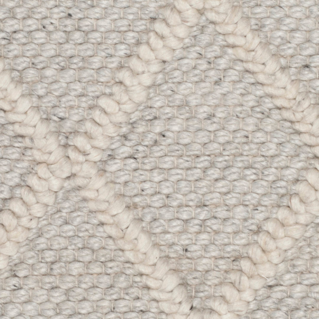 Huberty Hand Woven 60% Wool And 40% Viscose Geometric Rug Union Rustic Rug Size: Round 6'
