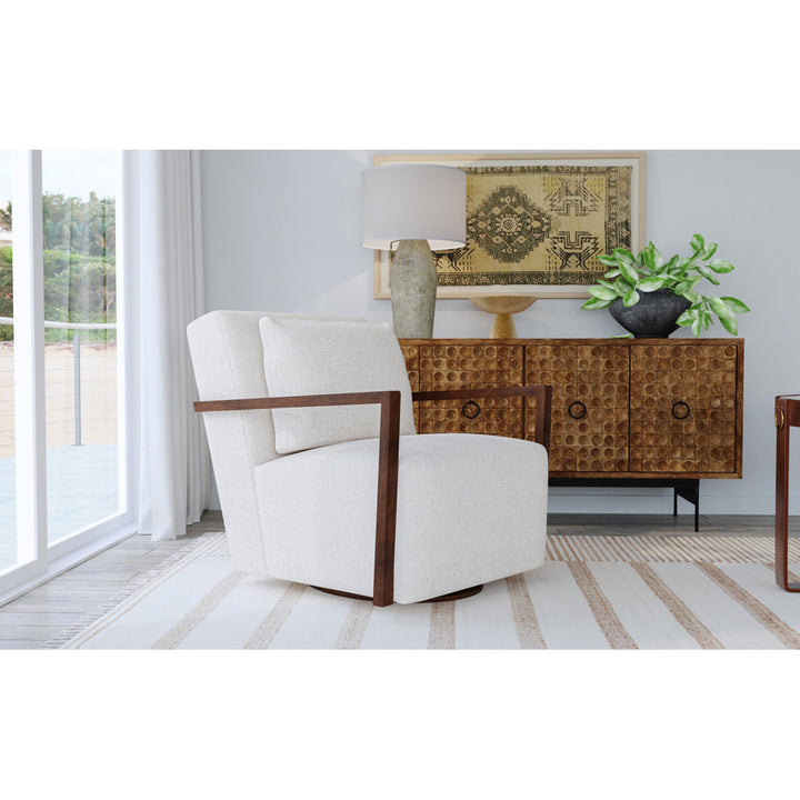 Creighton 29.5'' Wide Swivel Armchair HF Custom