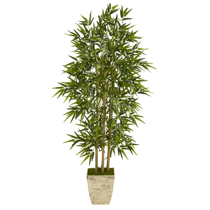 65" Artificial Bamboo Tree in Planter Freeport Park®