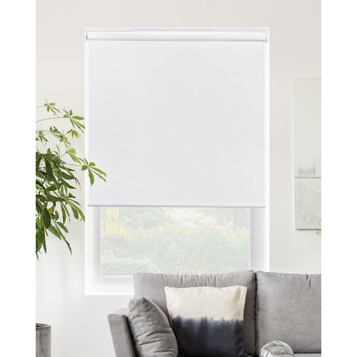 Shaunna Snap-N'-Glide Cordless Room Darkening Roll-up Shade Symple Stuff Color: Byssus White Blind Size: 61"W x 72"L