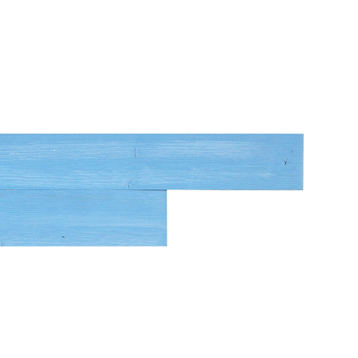 5" x 47" Reclaimed Peel and Stick Engineered Wood Wall Paneling e-Joy Color: Sky Blue