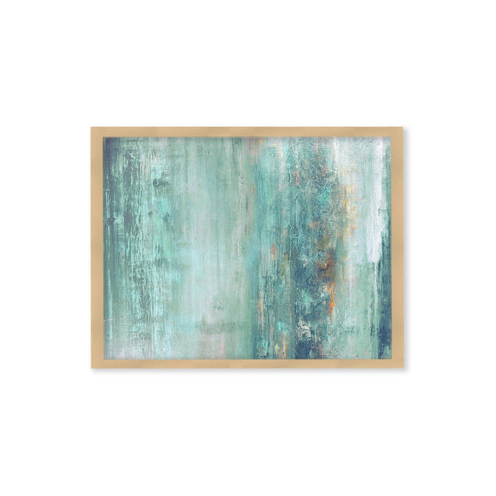 Abstract Spa by Tristan Scott - Canvas Graphic Art Print Highland Dunes Overall Size: 18" H x 24" W Format: Natural Framed Textured Wall Art