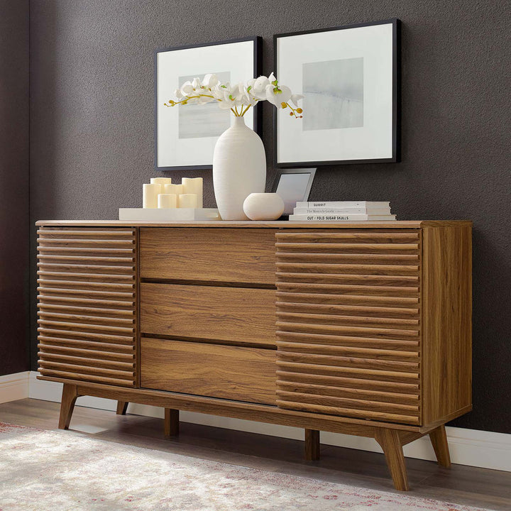 Carson Carrington Lagered Sideboard Buffet Table Mercury Row®