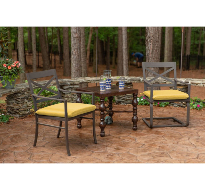 Outdoor Sunbrella Seat Cushion (Set of 2) Sol 72 Outdoor™ Cushion Color: Spectrum Daffodil Cushion Size: 20" W x 18" D