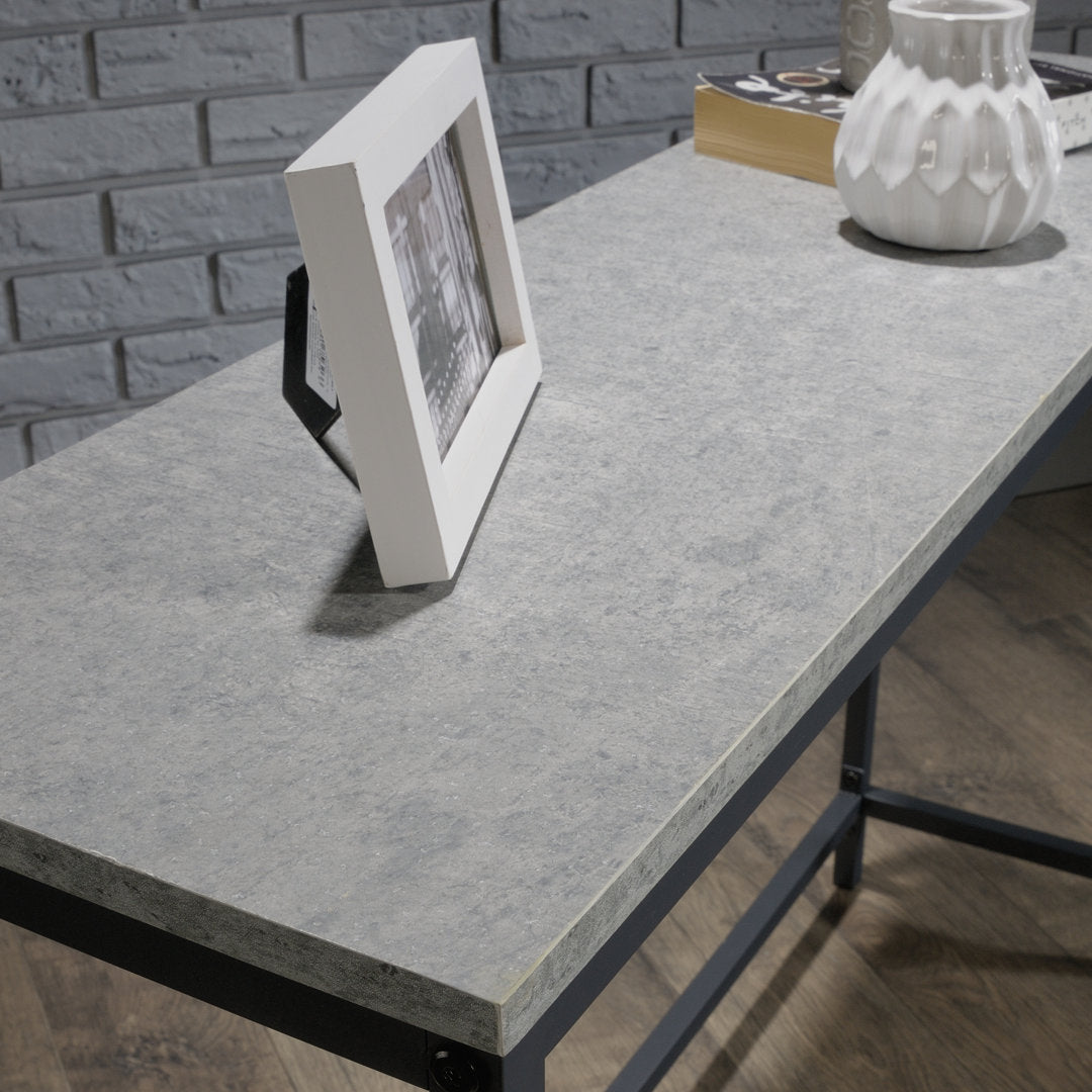 Arturs 41.5" Console Table 17 Stories Table Top Color: Faux Concrete