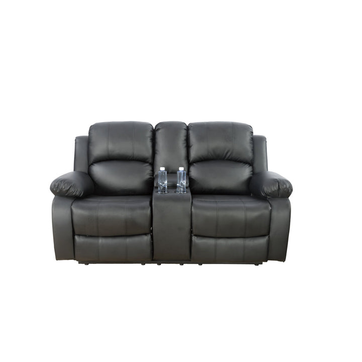 Alohna 73.5'' Faux Leather Pillow Top Arm Reclining Loveseat Red Barrel Studio®