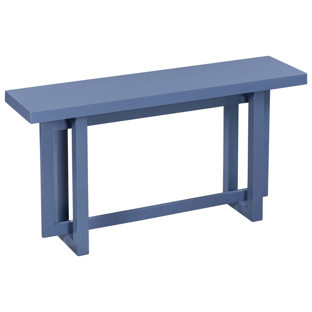 Thedrick 59" Extra Long Entryway Table Console Table 17 Stories Color: Blue