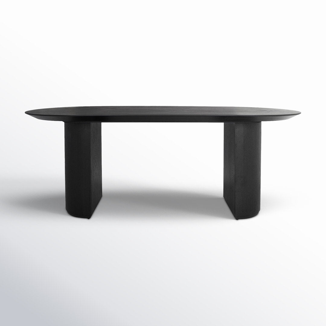 Abberton 78.7'' Dining Table Joss & Main Color: Black