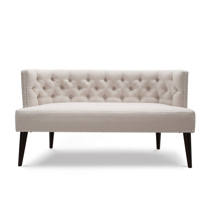 Arborglen 56" Armless Settee House of Hampton® Upholstery Color: Sky Neutral Beige
