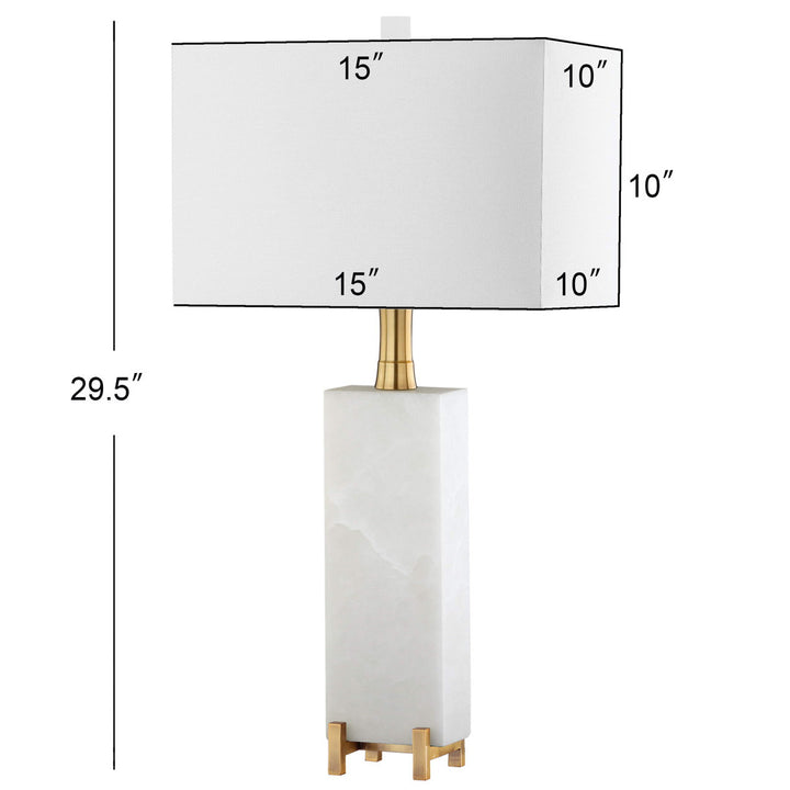 Weldon 30" White/Brass Gold Table Lamp Joss & Main