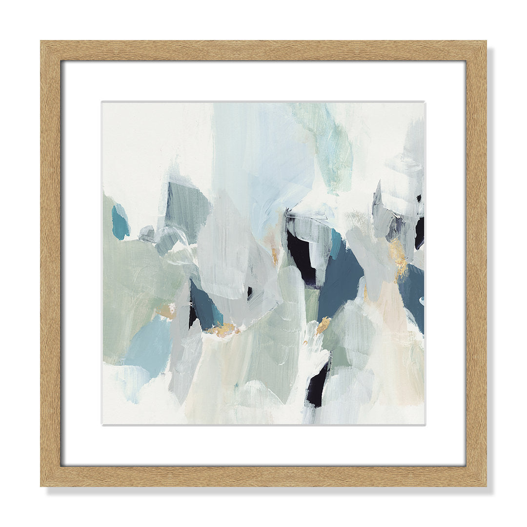 Little Talks II by Isabelle Z - Picture Frame Print on Canvas Casa Fine Arts Size: 17" H x 17" W x 1.25" D Format: Natural Picture Framed Paper