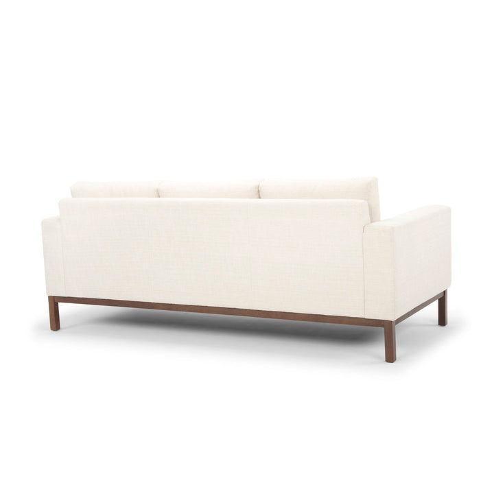 Clayton 84'' Upholstered Sofa Joss & Main Fabric: Venga Cream Performance Cross Weave