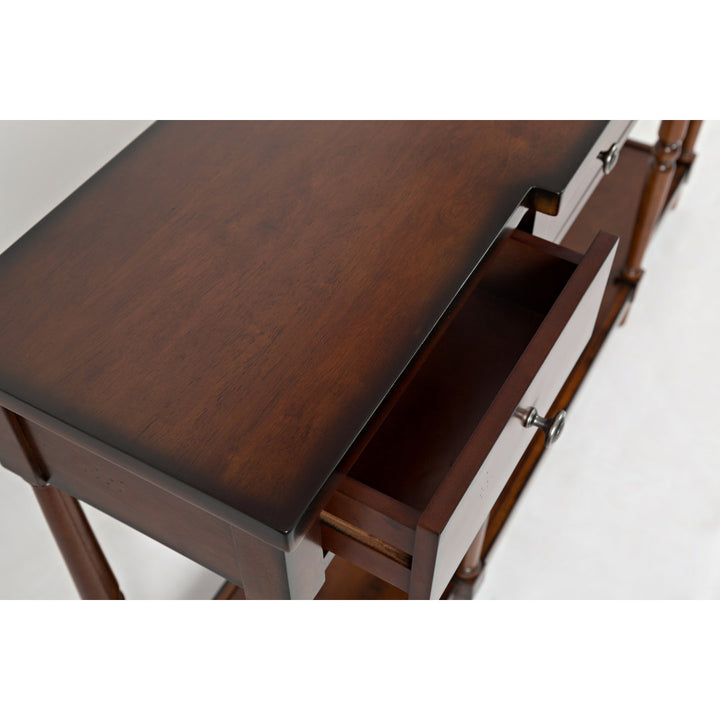 Beaumont 60" Console Table Kelly Clarkson Home Color: Antique Mahogany