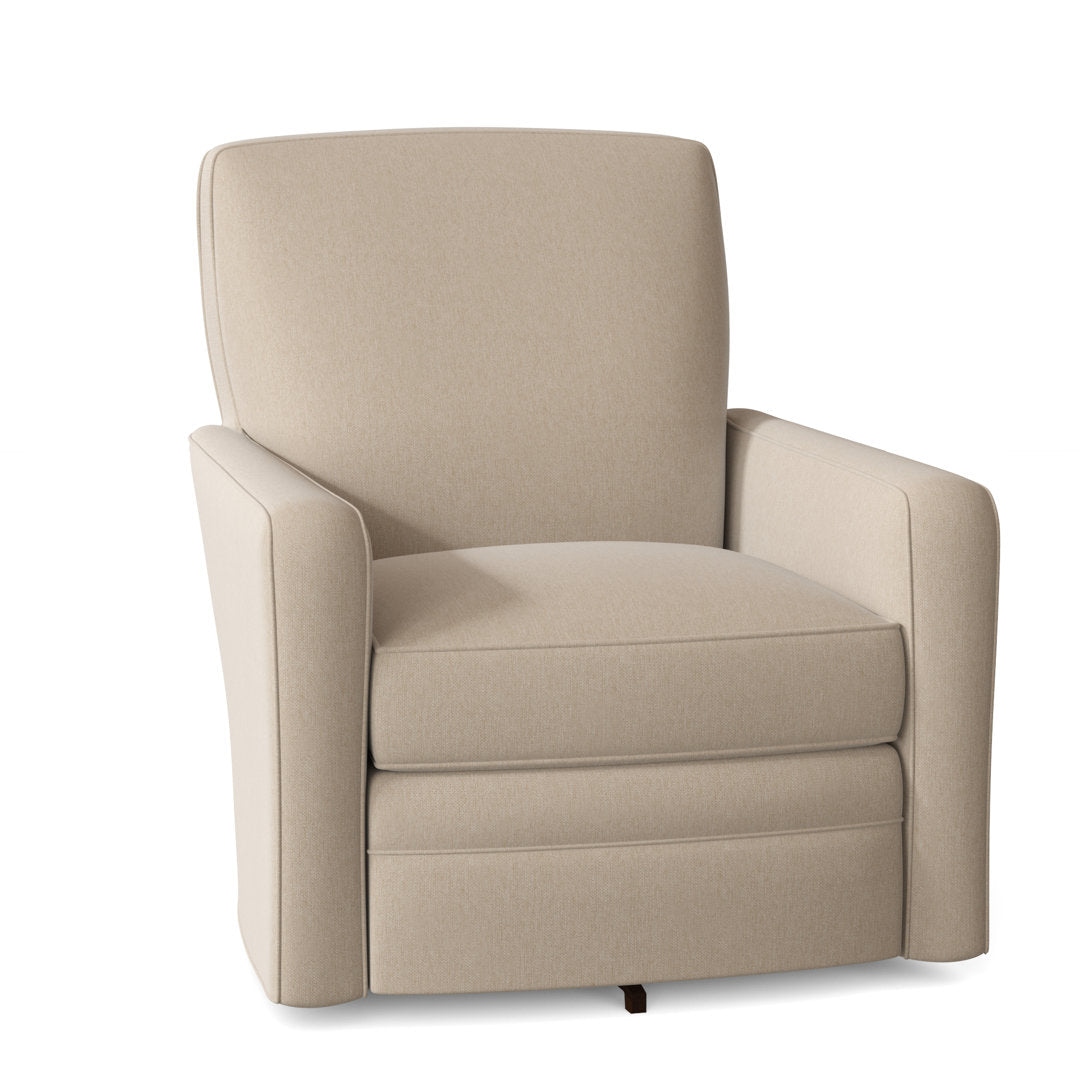 Idana 32" Wide Swivel Armchair Birch Lane™ Arm Covers: No, Body Fabric: Popstitch 10 Beige