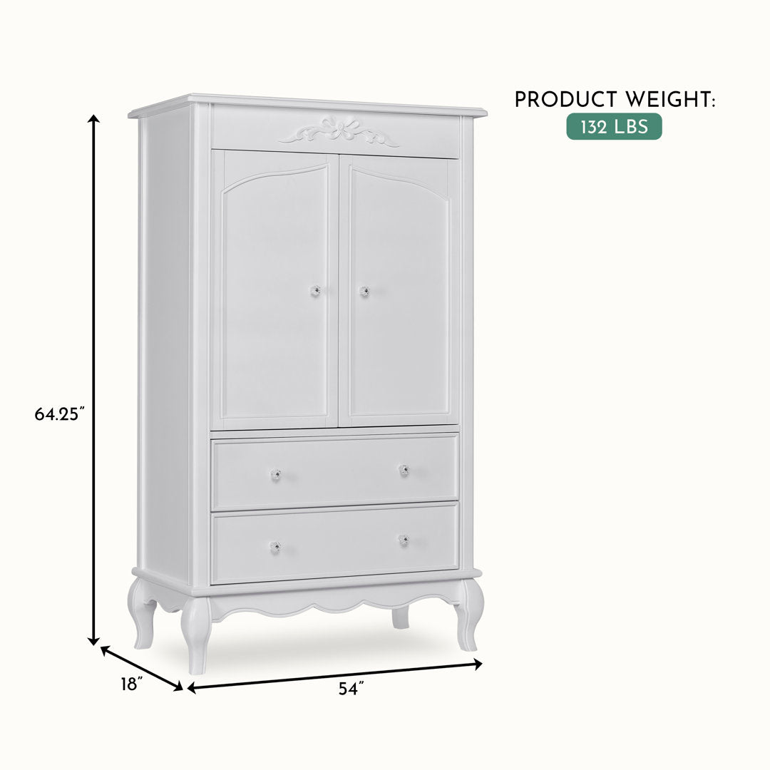 Aurora Armoire Evolur Color: Frost